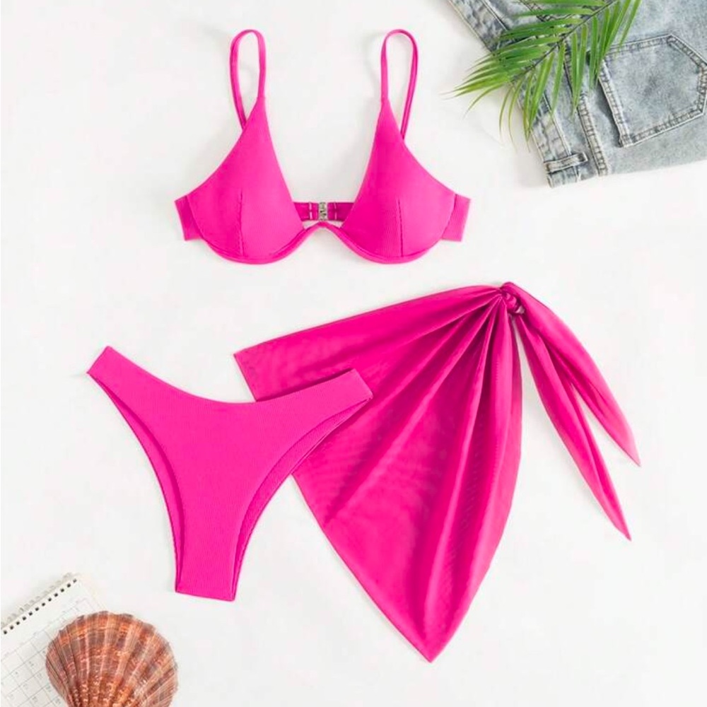 Vibrant Pink Bikini Set